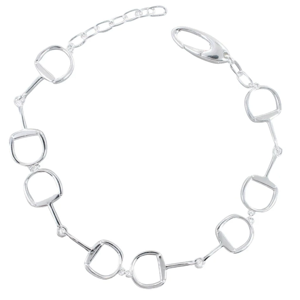 Snaffle Sterling Silver Bracelet - Cotswold Jewellery