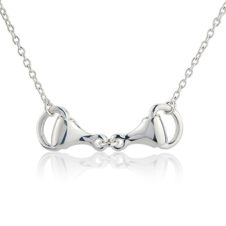 Gorgeous-silver-snaffle-necklace-on-white-background