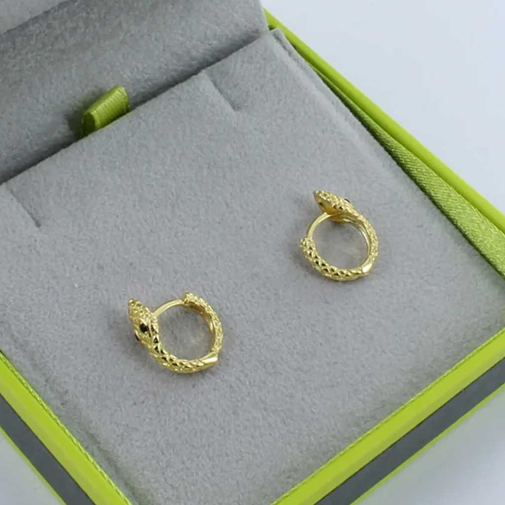 snake-gold-earrings-from-cotswoldjewellery