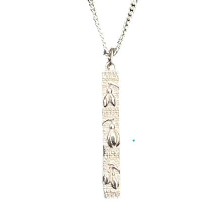 Designer Snowdrop Bar Necklace - Cotswold Jewellery