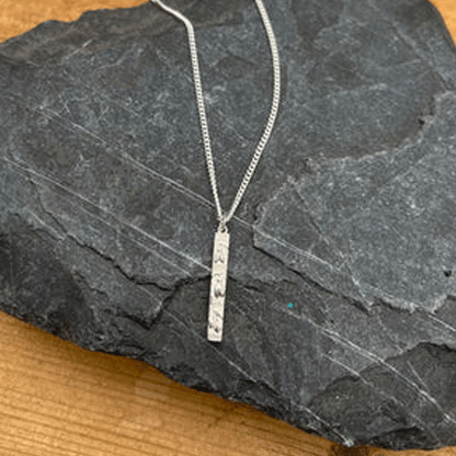 Designer Snowdrop Bar Necklace - Cotswold Jewellery