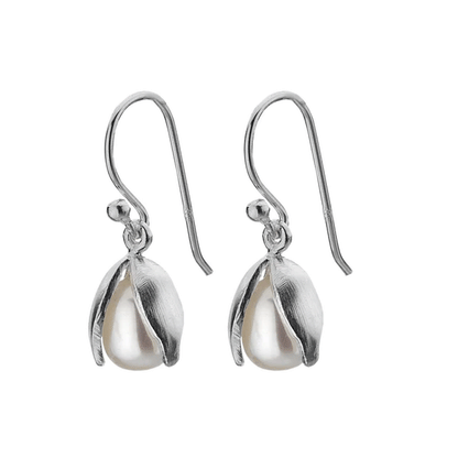 Snowdrop Pearl Earrings - Cotswold Jewellery