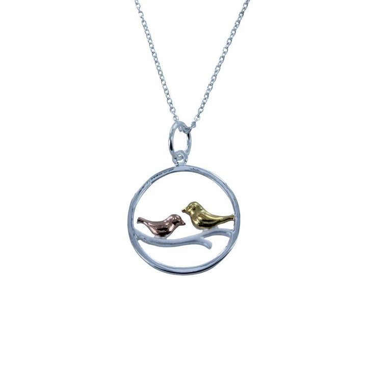 Song Bird Sterling Silver Necklace - Cotswold Jewellery