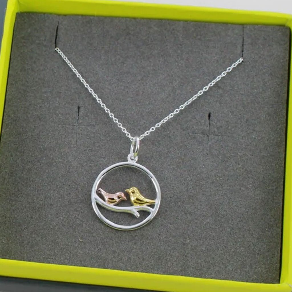 Song Bird Sterling Silver Necklace - Cotswold Jewellery