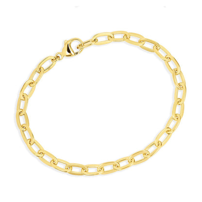 Sparkly Horseshoe Gold Charm Bracelet - Cotswold Jewellery