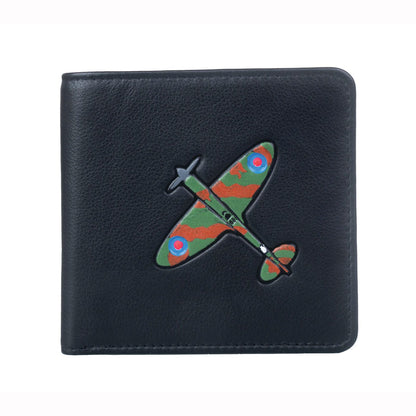 Spitfire Plane Leather Wallet RFID - Cotswold Jewellery