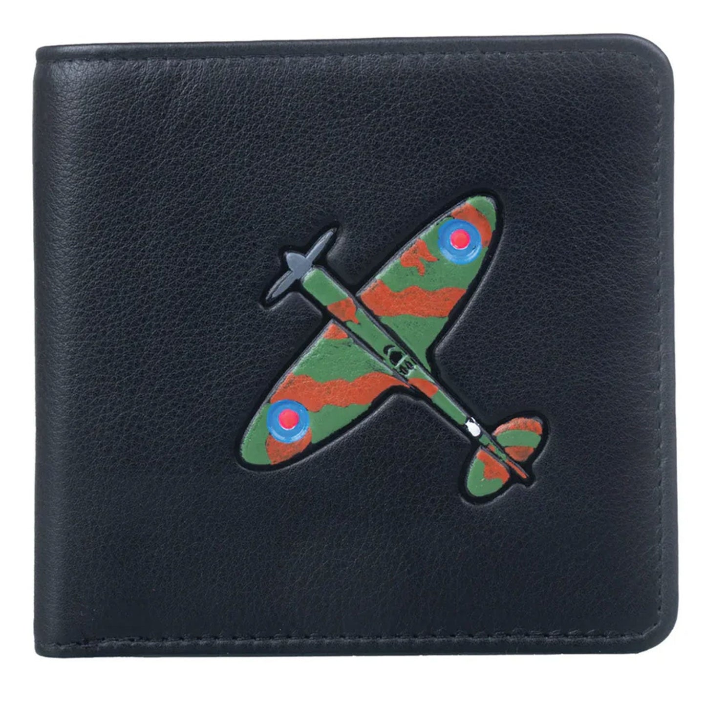 Spitfire Plane Leather Wallet RFID - Cotswold Jewellery