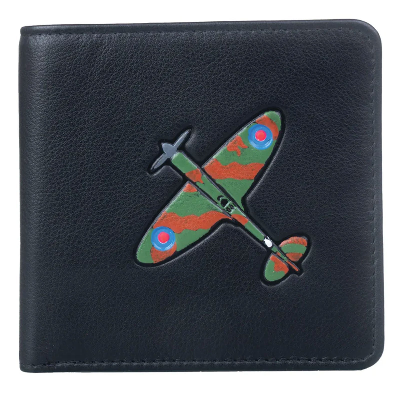 Spitfire Plane Leather Wallet RFID - Cotswold Jewellery