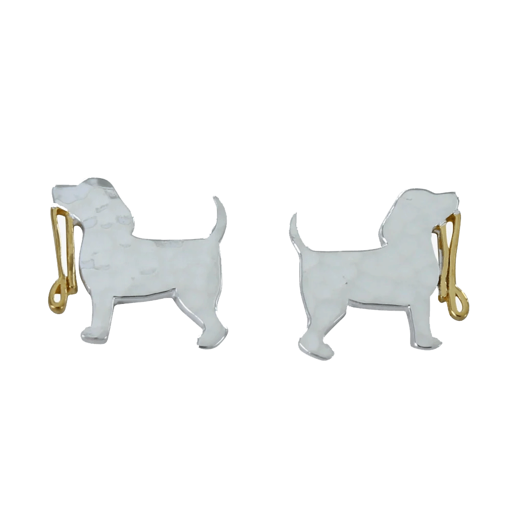 Dog Paw Print Earrings Cotswold Jewellery