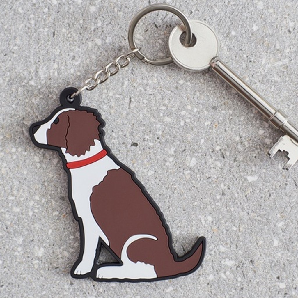 Springer Spaniel Dog Key Ring - Cotswold Jewellery