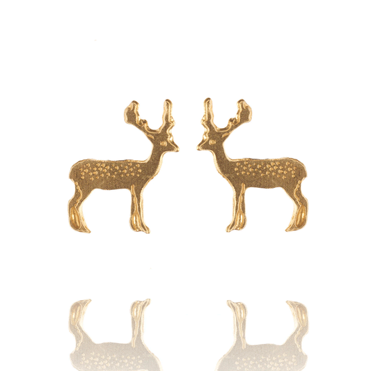 Stag Earrings - Cotswold Jewellery