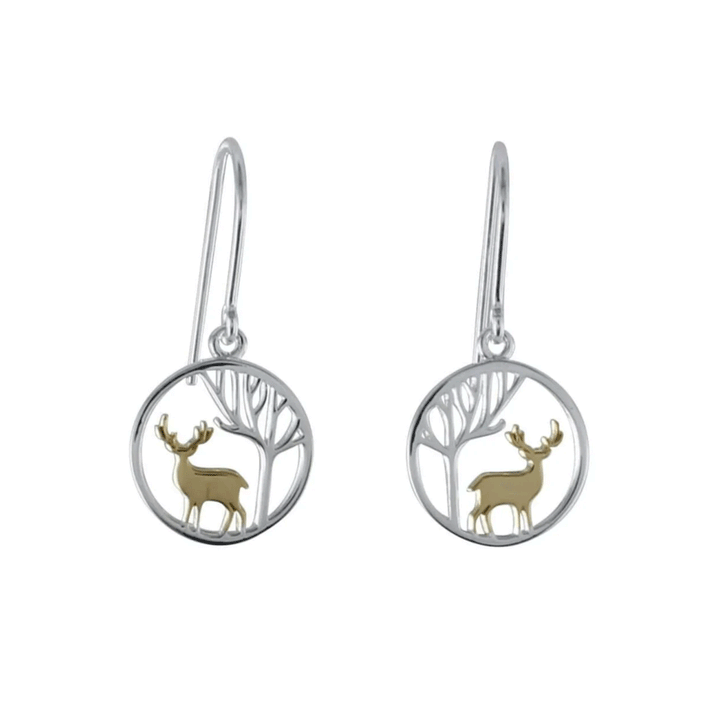 Reeves & Reeves Stag in the Woods Earrings