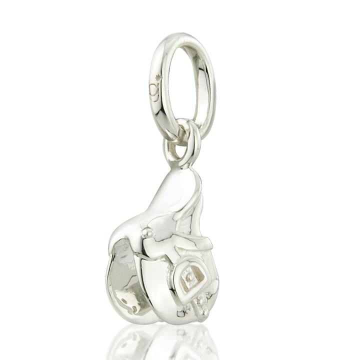 Equestrian Saddle Charm