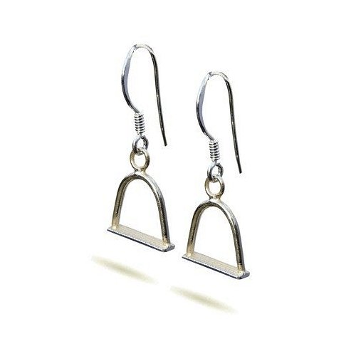 Stirrup Sterling Silver Earrings - Cotswold Jewellery