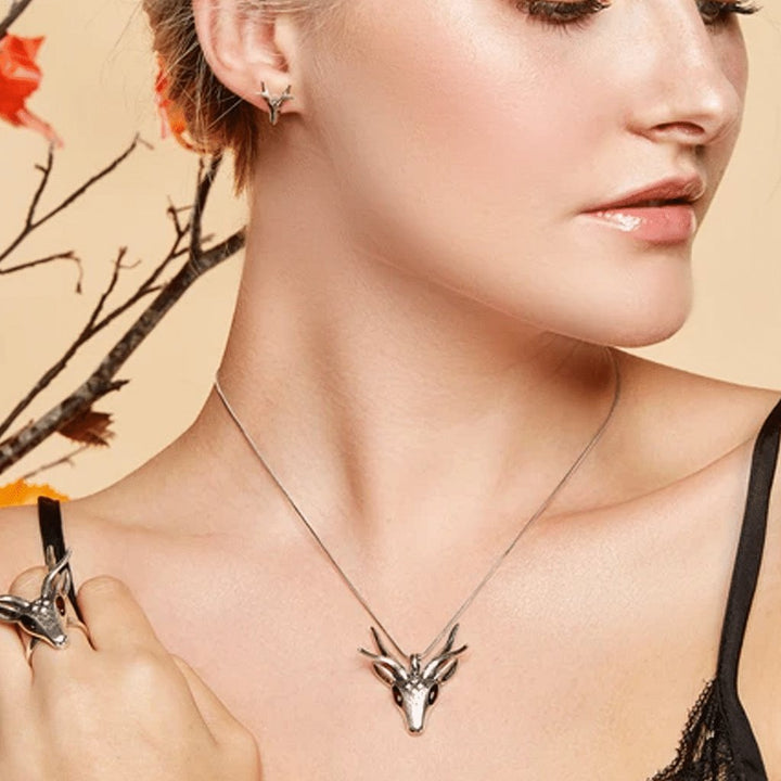 Stunning Stag Necklace - Cotswold Jewellery