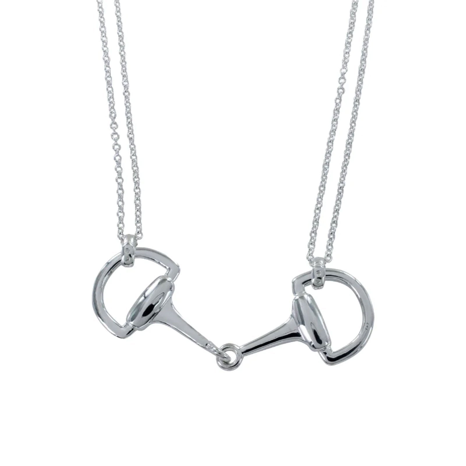 Super Snaffle Sterling Silver Necklace - Cotswold Jewellery