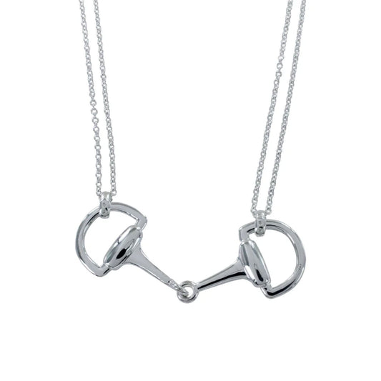 Super Snaffle Sterling Silver Necklace - Cotswold Jewellery