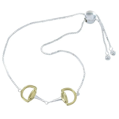 Super Snaffle Two Tone Bracelet - Cotswold Jewellery