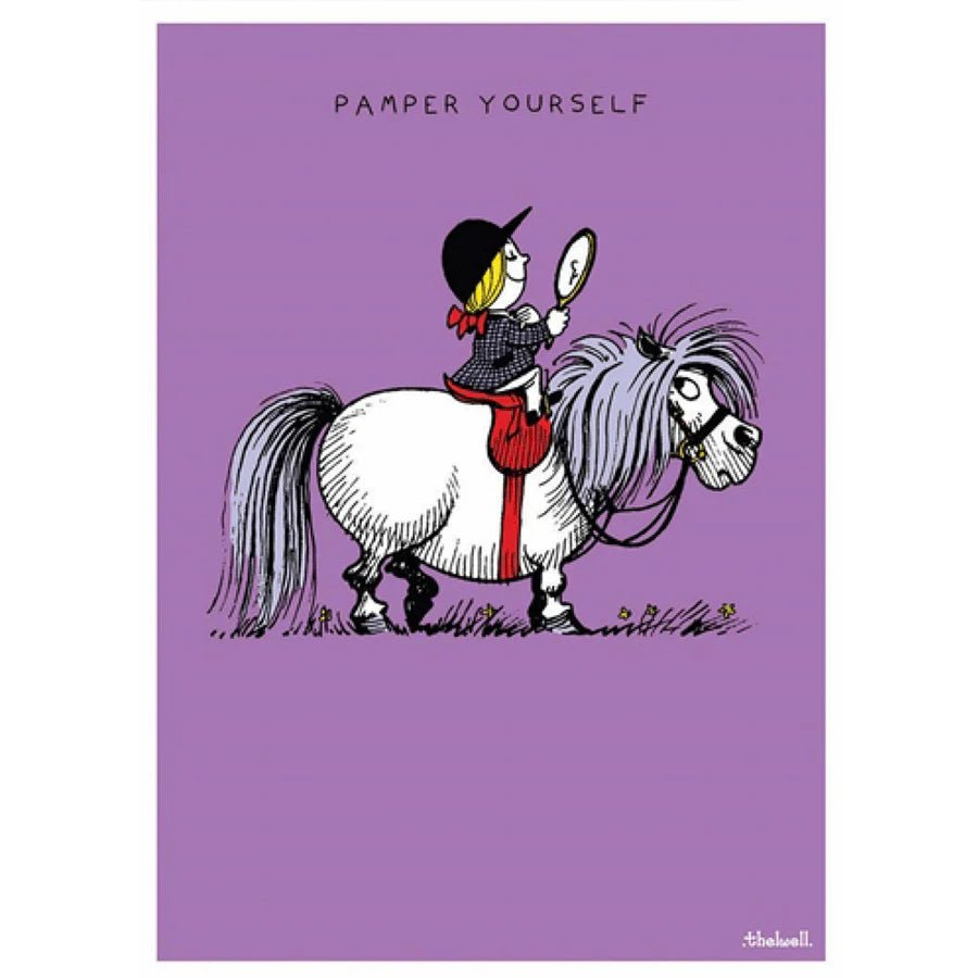 Thelwell Pamper Yourself Birthday Card - Cotswold Jewellery