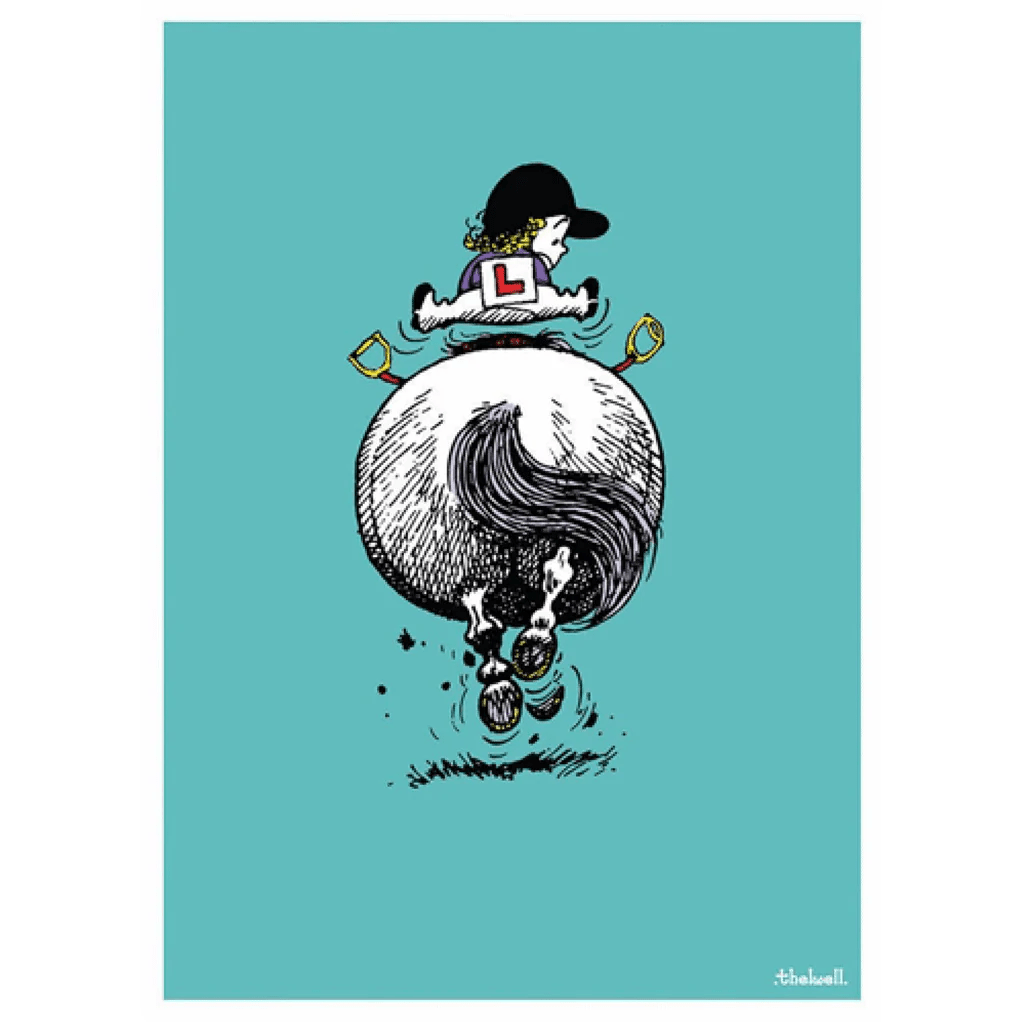 Thelwell The Learner Blank Card - Cotswold Jewellery