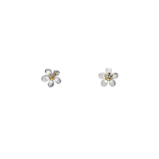 Tiny Daisy Stud Earrings - Cotswold Jewellery