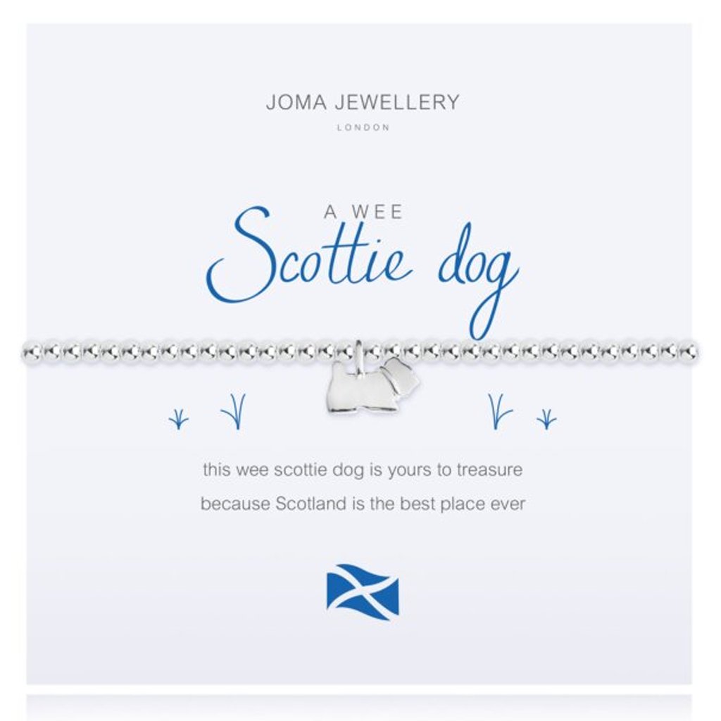 Wee Scottie Dog Bracelet - Cotswold Jewellery