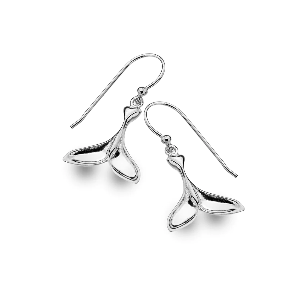 Whale Tail Earrings - Cotswold Jewellery