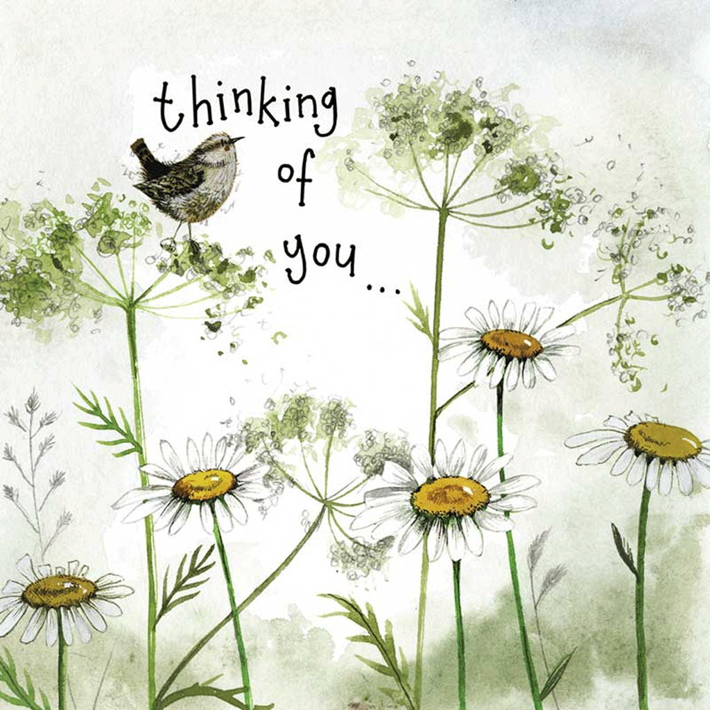 Wren Thinking of You Card - Cotswold Jewellery