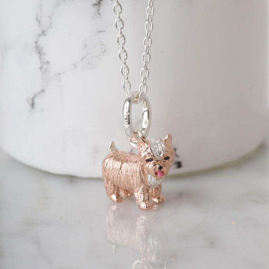 Yorkshire Terrier Dog Necklace - Cotswold Jewellery