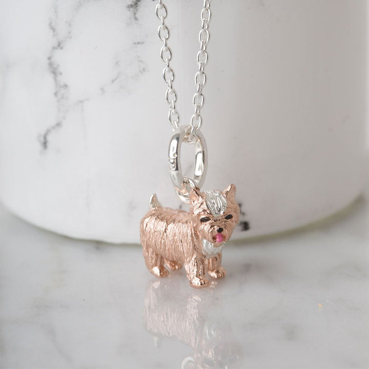 Yorkshire Terrier Dog Necklace - Cotswold Jewellery