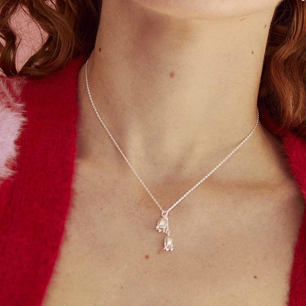 Bluebell Sterling Silver Necklace - Cotswold Jewellery