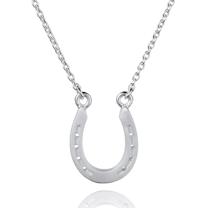 Christin Ranger Stunning Sterling Silver Horseshoe Necklace - Cotswold Jewellery