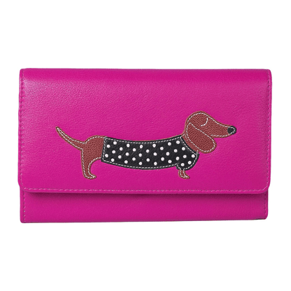 Dachshund Dog Purse Pink - Cotswold Jewellery