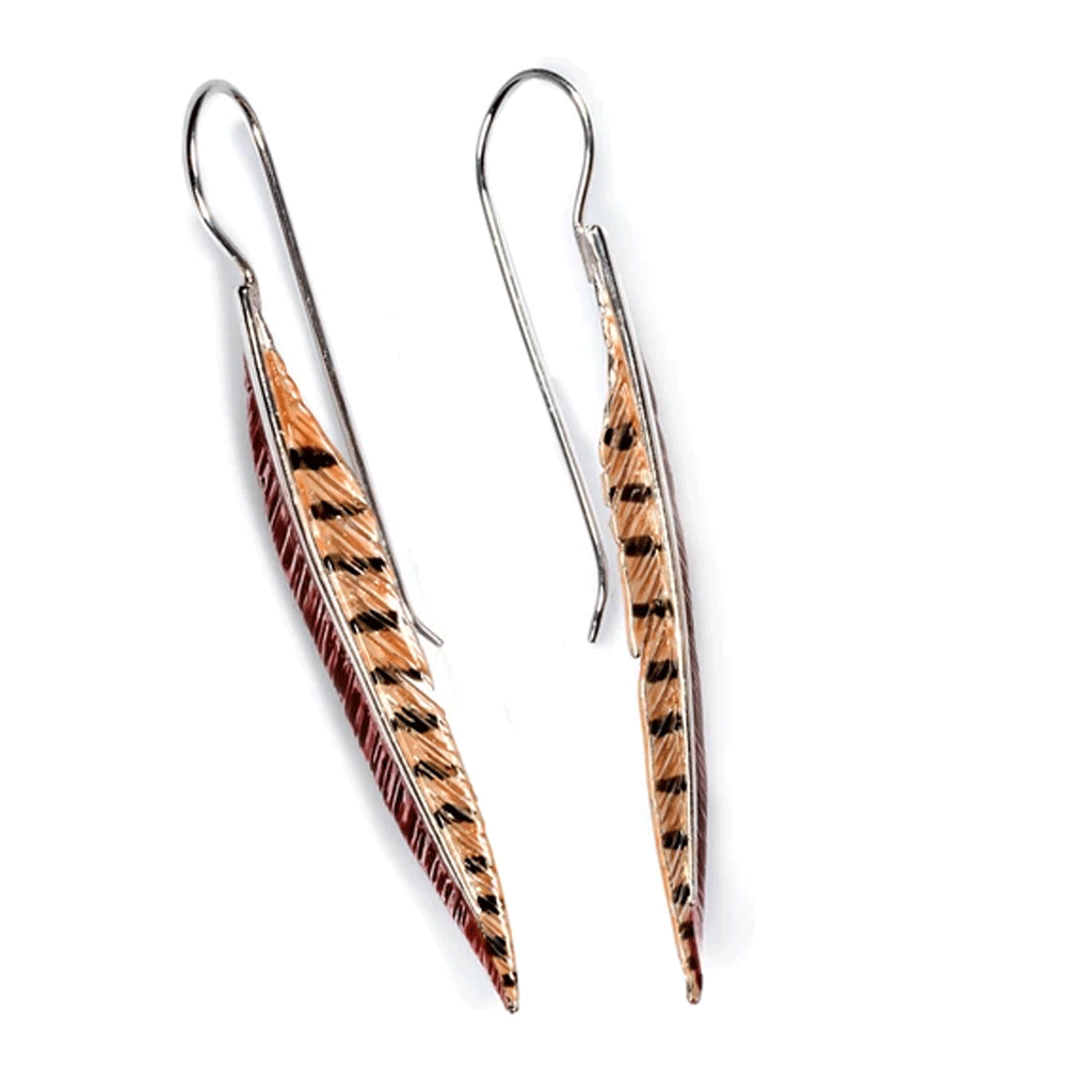 pheasant-feaather-earrings