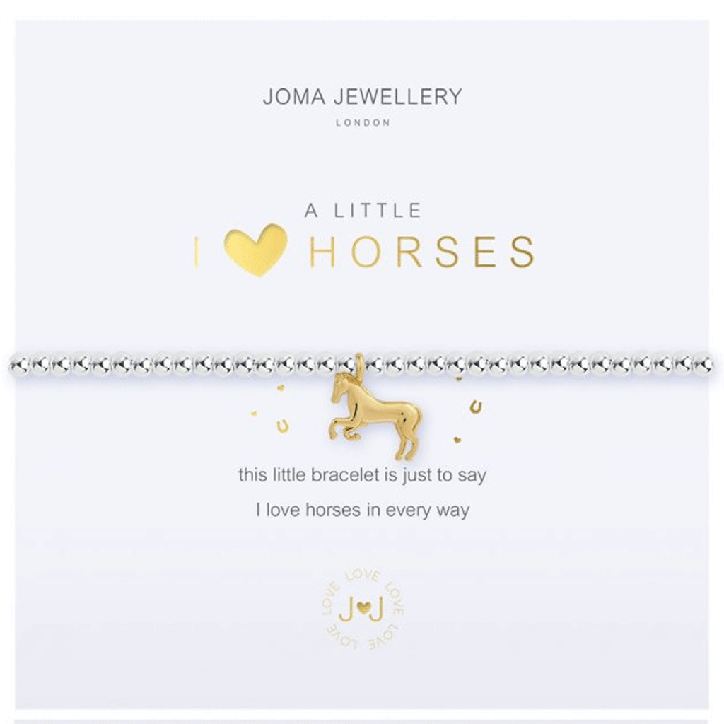 I Love Horses Bracelet - Cotswold Jewellery