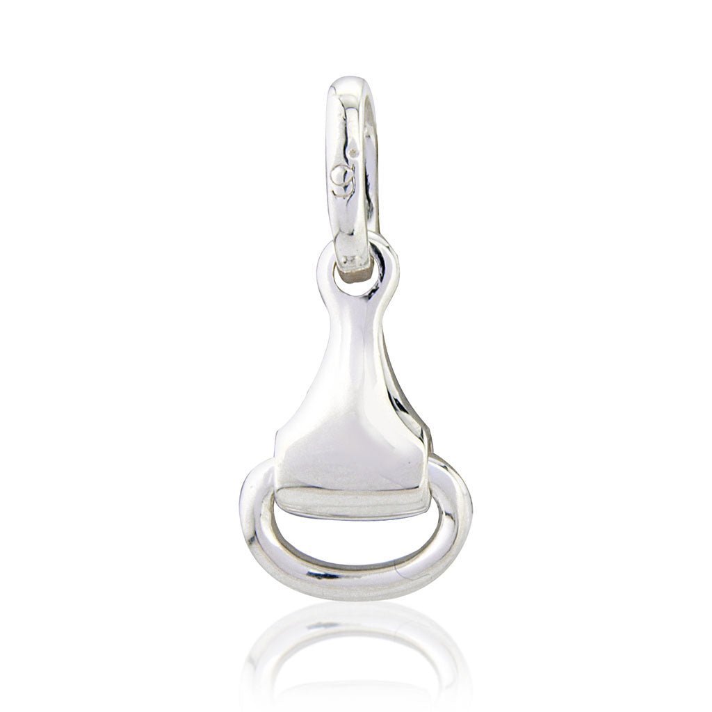 Snaffle Recycled Sterling Silver Charm - Cotswold Jewellery