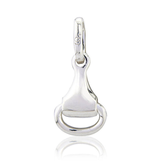Snaffle Recycled Sterling Silver Charm - Cotswold Jewellery